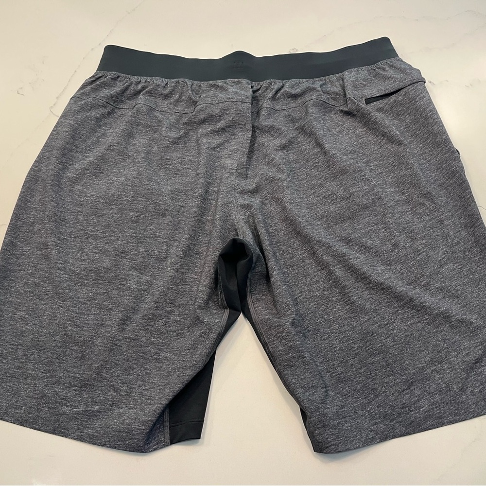 Lululemon Athletica Men’s Gray Athletic T.H.E. Shorts Size XXL 11 inch inseam